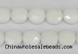 CCN2230 15.5 inches 12mm faceted coin candy jade beads wholesale
