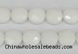 CCN2230 15.5 inches 12mm faceted coin candy jade beads wholesale