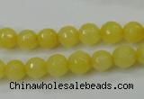 CCN2255 15.5 inches 8mm faceted round candy jade beads wholesale