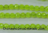 CCN2261 15.5 inches 4mm faceted round candy jade beads wholesale