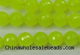 CCN2264 15.5 inches 10mm faceted round candy jade beads wholesale