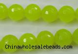 CCN2266 15.5 inches 14mm faceted round candy jade beads wholesale