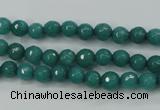CCN2278 15.5 inches 4mm faceted round candy jade beads wholesale