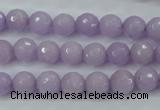 CCN2288 15.5 inches 8mm faceted round candy jade beads wholesale