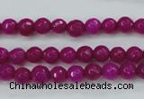 CCN2294 15.5 inches 6mm faceted round candy jade beads wholesale
