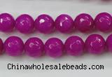 CCN2296 15.5 inches 10mm faceted round candy jade beads wholesale