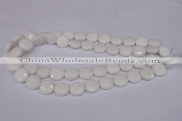 CCN240 15.5 inches 15mm faceted coin candy jade beads wholesale