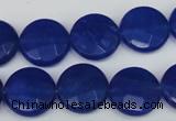 CCN244 15.5 inches 15mm faceted coin candy jade beads wholesale