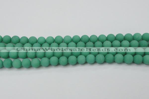 CCN2470 15.5 inches 10mm round matte candy jade beads wholesale