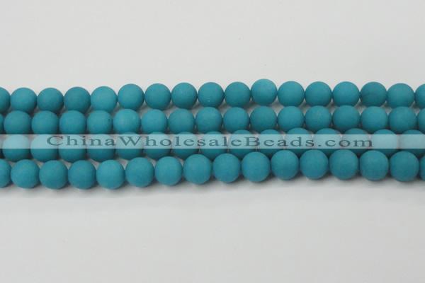 CCN2472 15.5 inches 10mm round matte candy jade beads wholesale