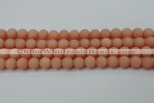 CCN2486 15.5 inches 12mm round matte candy jade beads wholesale