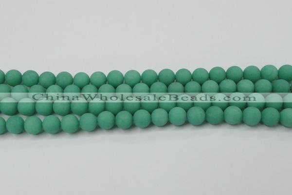 CCN2490 15.5 inches 12mm round matte candy jade beads wholesale