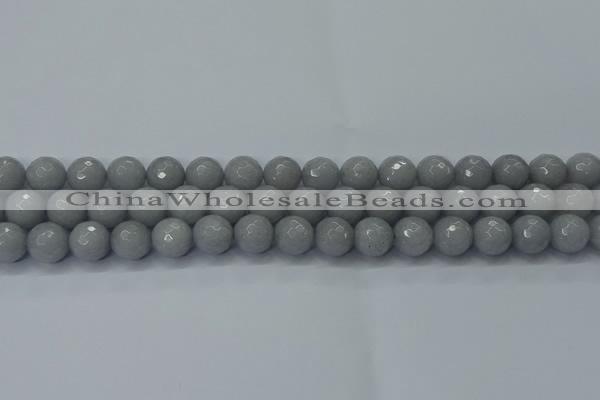 CCN2562 15 inches 12mm faceted round candy jade beads wholesale