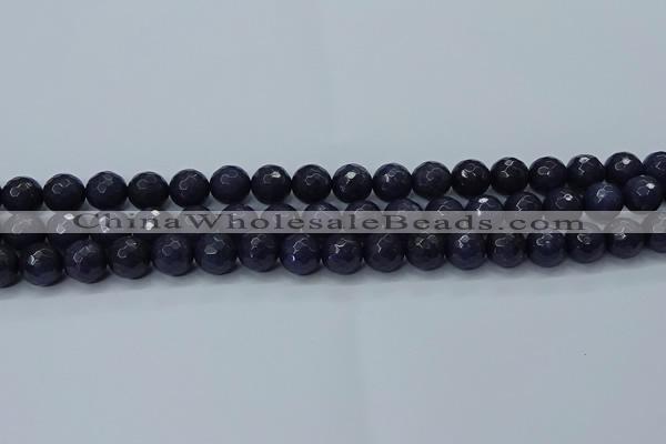 CCN2569 15 inches 12mm faceted round candy jade beads wholesale