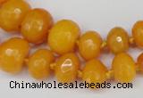 CCN2645 15.5 inches 5*8mm - 12*16mm faceted rondelle candy jade beads