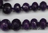 CCN2649 15.5 inches 5*8mm - 12*16mm faceted rondelle candy jade beads