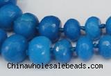 CCN2652 15.5 inches 5*8mm - 12*16mm faceted rondelle candy jade beads