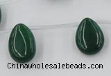 CCN2684 Top-drilled 13*18mm flat teardrop candy jade beads