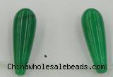 CCN2739 Top-drilled 10*30mm teardrop candy jade beads wholesale