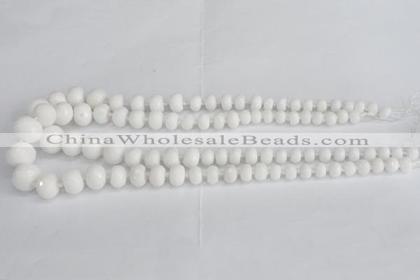 CCN2750 15.5 inches 5*8mm - 12*16mm faceted rondelle candy jade beads