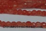 CCN2801 15.5 inches 2mm tiny faceted round candy jade beads