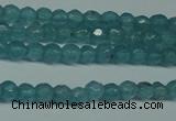 CCN2802 15.5 inches 2mm tiny faceted round candy jade beads