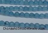 CCN2814 15.5 inches 3mm tiny faceted round candy jade beads