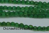 CCN2819 15.5 inches 3mm tiny faceted round candy jade beads