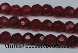 CCN2821 15.5 inches 4mm tiny faceted round candy jade beads