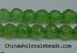 CCN2834 15.5 inches 5mm faceted round candy jade beads