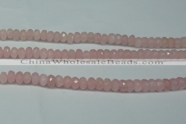 CCN2860 15.5 inches 4*6mm faceted rondelle candy jade beads