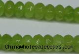 CCN2862 15.5 inches 4*6mm faceted rondelle candy jade beads