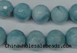 CCN2934 15.5 inches 12mm faceted round candy jade beads wholesale