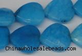 CCN361 15.5 inches 20*20mm faceted heart candy jade beads wholesale