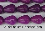 CCN3767 15.5 inches 10*14mm teardrop candy jade beads wholesale