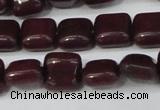 CCN3791 15.5 inches 8*8mm square candy jade beads wholesale