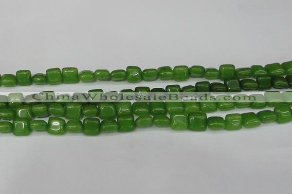 CCN3792 15.5 inches 8*8mm square candy jade beads wholesale