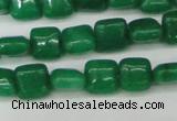 CCN3793 15.5 inches 8*8mm square candy jade beads wholesale