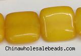 CCN3800 15.5 inches 20*20mm square candy jade beads wholesale