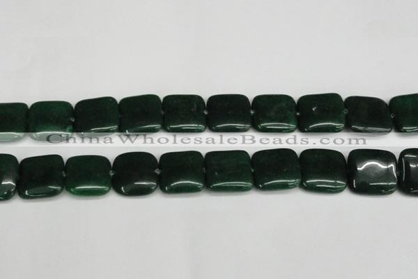 CCN3809 15.5 inches 20*20mm square candy jade beads wholesale