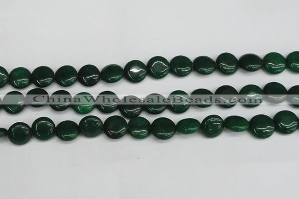 CCN3824 15.5 inches 14mm flat round candy jade beads wholesale
