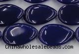 CCN3888 15.5 inches 15*20mm flat teardrop candy jade beads