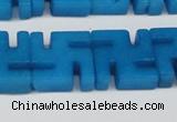 CCN3962 15.5 inches 20*20mm svastika candy jade beads wholesale