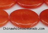 CCN3986 15.5 inches 30*40mm oval candy jade beads wholesale