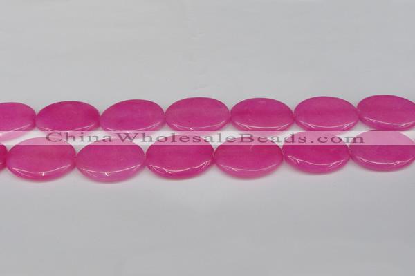 CCN3987 15.5 inches 30*40mm oval candy jade beads wholesale