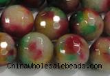 CCN4015 15 inches 16mm faceted round candy jade beads wholesale