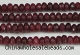 CCN4104 15.5 inches 2*4mm faceted rondelle candy jade beads