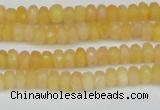 CCN4105 15.5 inches 2*4mm faceted rondelle candy jade beads