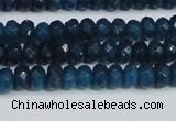 CCN4136 15.5 inches 4*6mm faceted rondelle candy jade beads