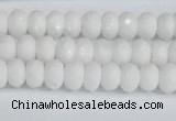 CCN4150 15.5 inches 5*8mm faceted rondelle candy jade beads